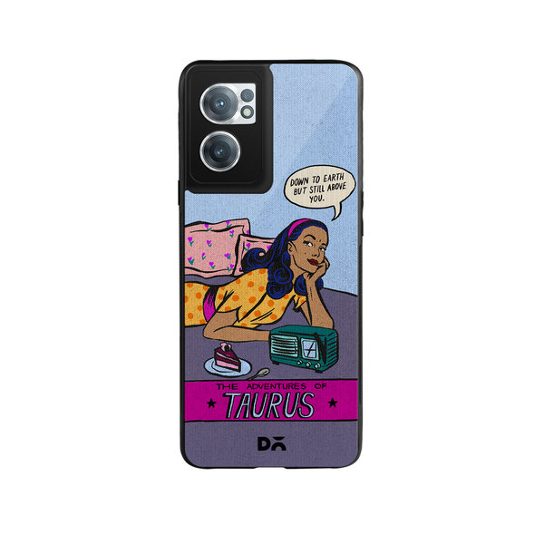 

DailyObjects Taurus Glass Case Cover For OnePlus Nord CE 2