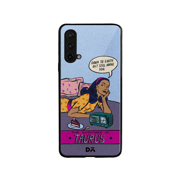 

DailyObjects Taurus Glass Case Cover For OnePlus Nord CE