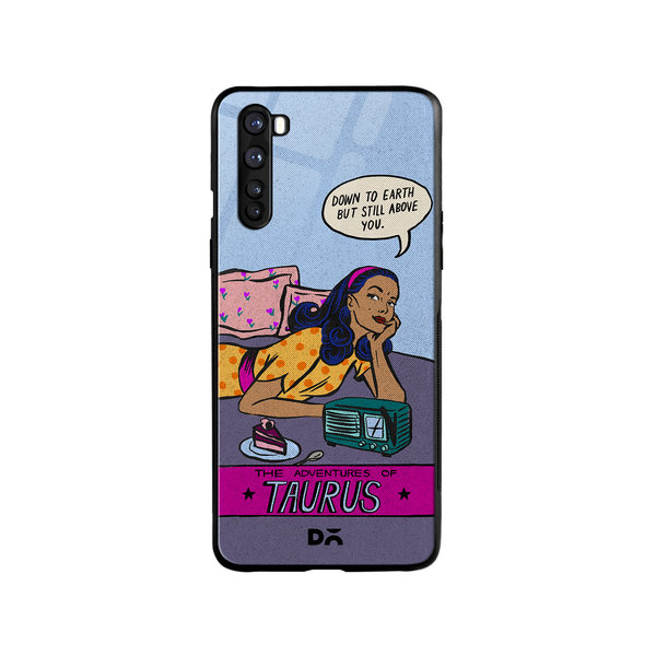 

DailyObjects Taurus Glass Case Cover For OnePlus Nord