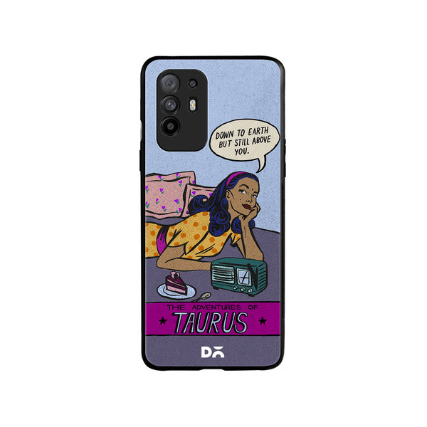 

DailyObjects Taurus Glass Case Cover For Oppo F19 Pro Plus