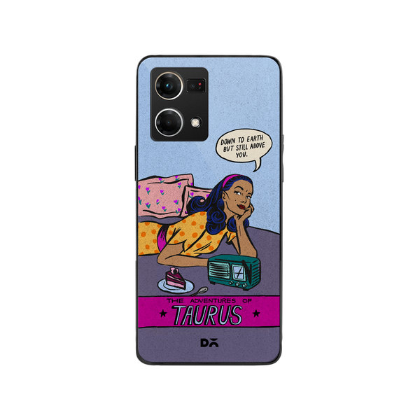 

DailyObjects Taurus Glass Case Cover For Oppo F21 Pro