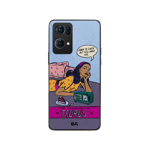

DailyObjects Taurus Glass Case Cover For Oppo Reno 7 Pro