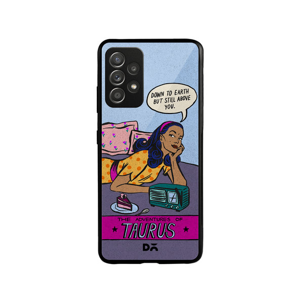 

DailyObjects Taurus Glass Case Cover For Samsung Galaxy A52