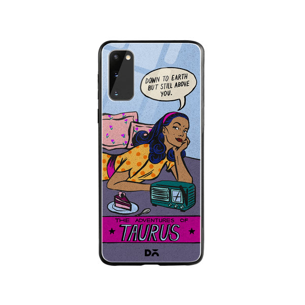 

DailyObjects Taurus Glass Case Cover For Samsung Galaxy S20