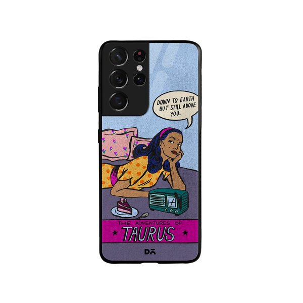 

DailyObjects Taurus Glass Case Cover For Samsung Galaxy S21 Ultra