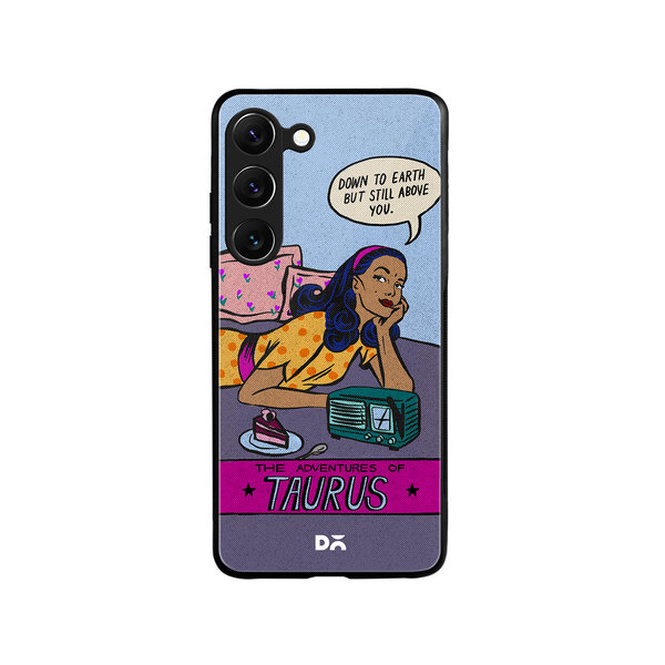 

DailyObjects Taurus Glass Case Cover For Samsung Galaxy S23
