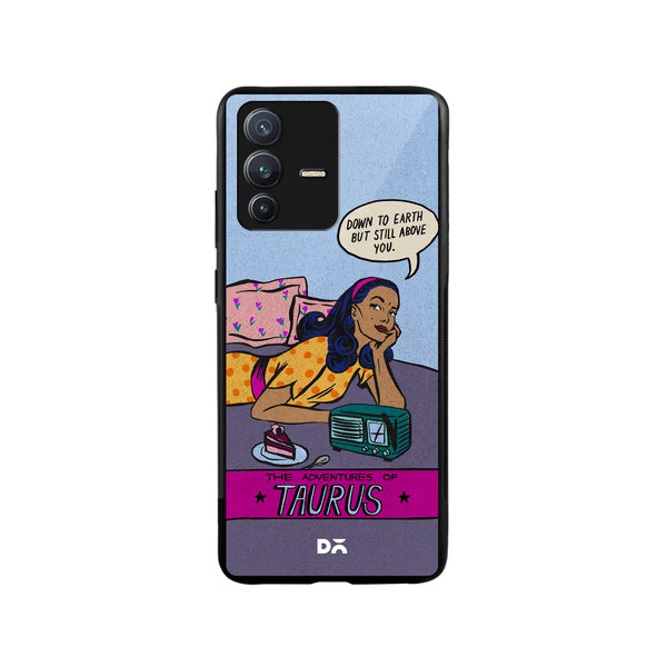 

DailyObjects Taurus Glass Case Cover For Vivo V23