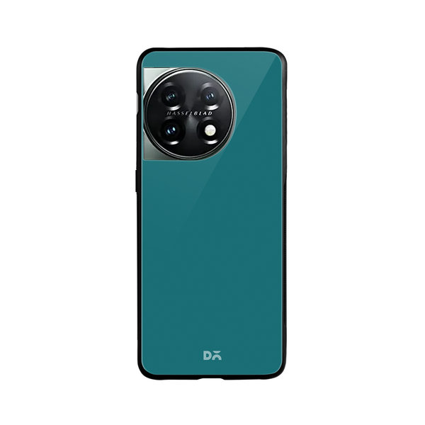 

DailyObjects Teal Blue Glass Case Cover For OnePlus 11 5G