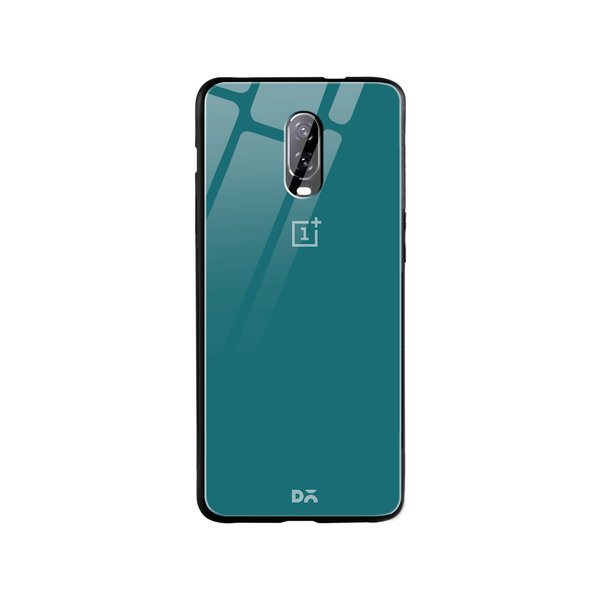 

DailyObjects Teal Blue Glass Case Cover For OnePlus 7