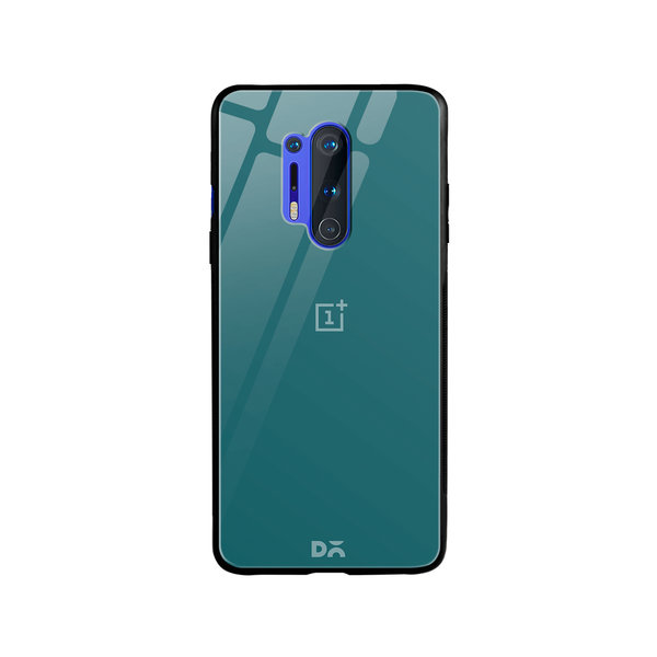 DailyObjects Teal Blue Glass Case Cover For OnePlus 8 Pro