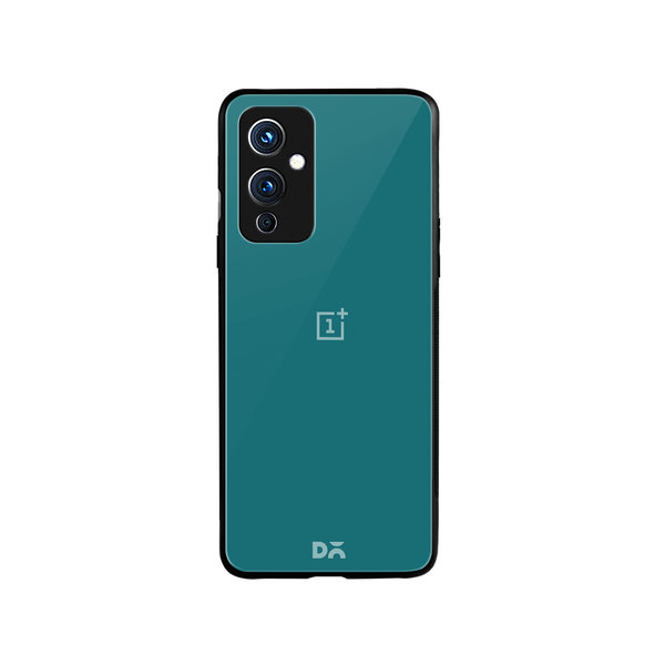 

DailyObjects Teal Blue Glass Case Cover For OnePlus 9
