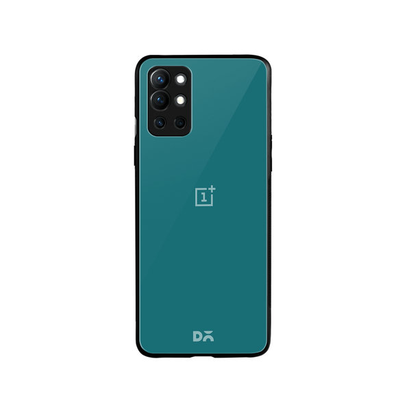 DailyObjects Teal Blue Glass Case Cover For OnePlus 9R