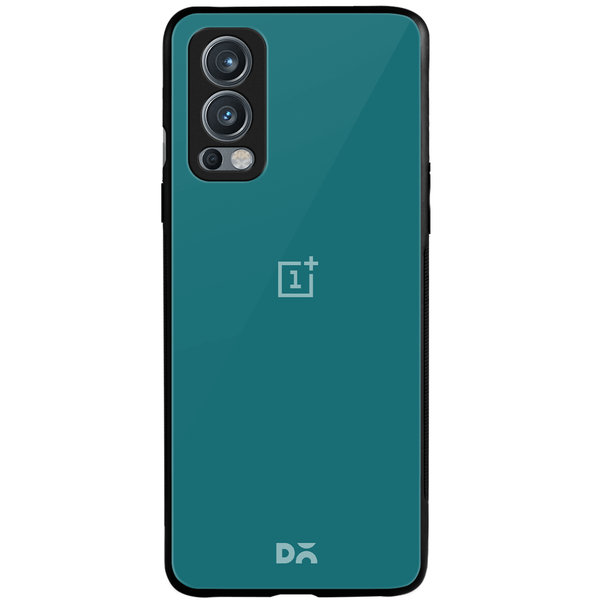 

DailyObjects Teal Blue Glass Case Cover For OnePlus Nord 2