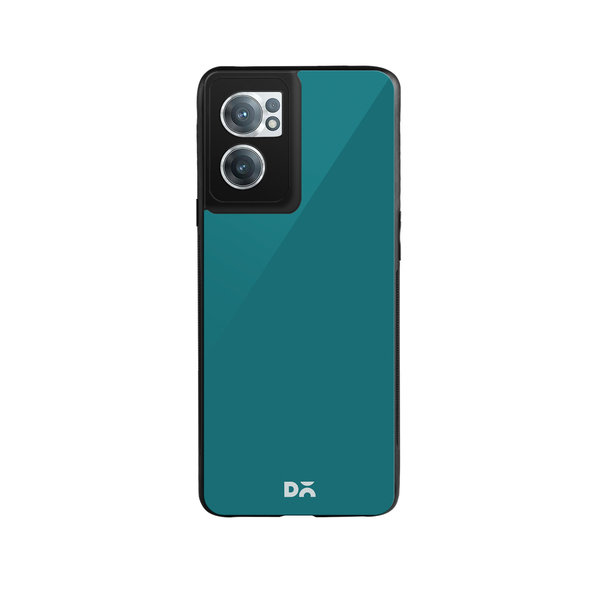 

DailyObjects Teal Blue Glass Case Cover For OnePlus Nord CE 2