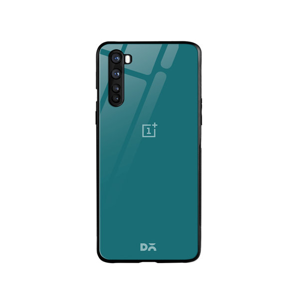 

DailyObjects Teal Blue Glass Case Cover For OnePlus Nord