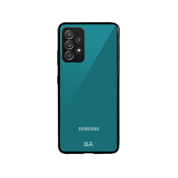 

DailyObjects Teal Blue Glass Case Cover For Samsung Galaxy A52