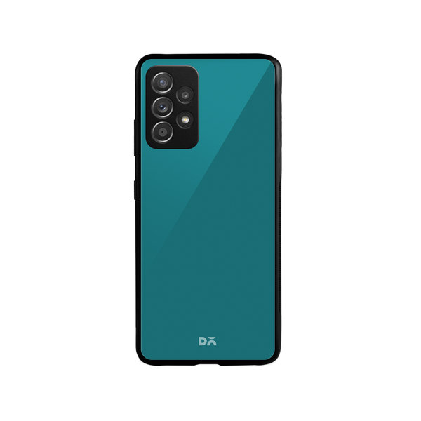 

DailyObjects Teal Blue Glass Case Cover For Samsung Galaxy A73