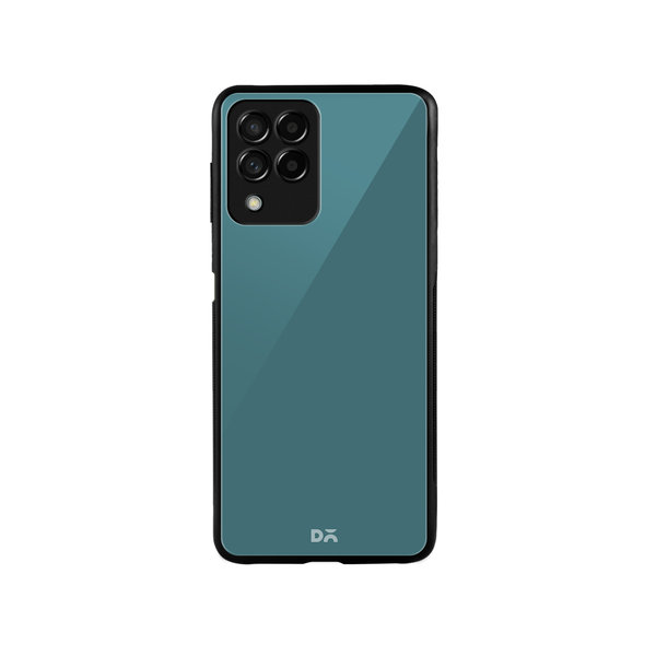 

DailyObjects Teal Blue Glass Case Cover For Samsung Galaxy M53