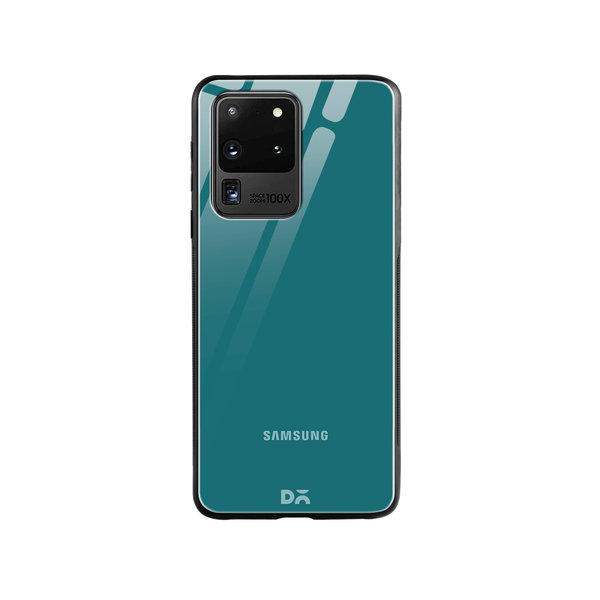 

DailyObjects Teal Blue Glass Case Cover For Samsung Galaxy S20 Ultra