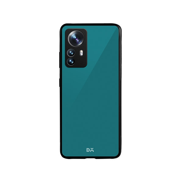 

DailyObjects Teal Blue Glass Case Cover For Xiaomi 12 Pro