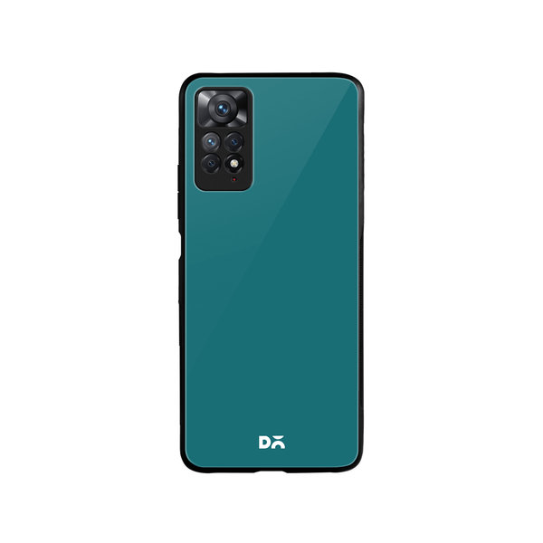

DailyObjects Teal Blue Glass Case Cover For Xiaomi Redmi Note 11 Pro