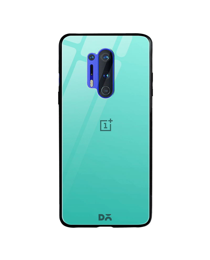 Teal Gradient Glass Case Cover For OnePlus 8 Pro