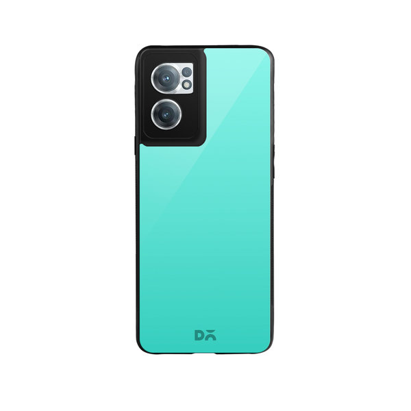 

DailyObjects Teal Gradient Glass Case Cover For OnePlus Nord CE 2