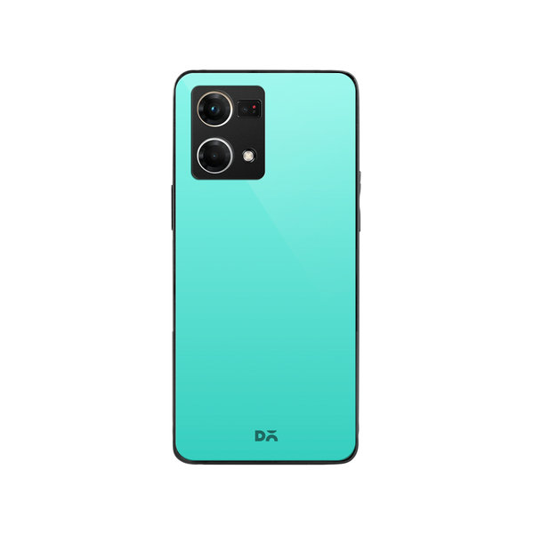 

DailyObjects Teal Gradient Glass Case Cover For Oppo F21 Pro