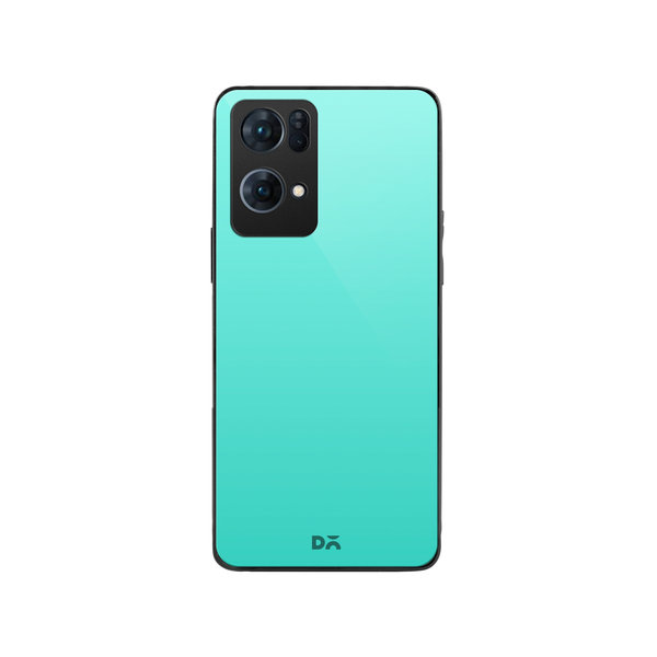 

DailyObjects Teal Gradient Glass Case Cover For Oppo Reno 7 Pro