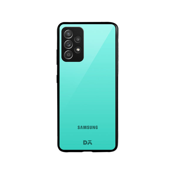 

DailyObjects Teal Gradient Glass Case Cover For Samsung Galaxy A52