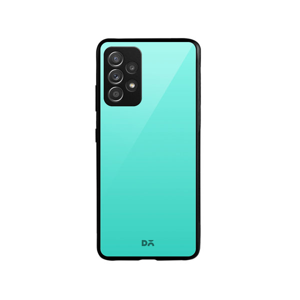 

DailyObjects Teal Gradient Glass Case Cover For Samsung Galaxy A73