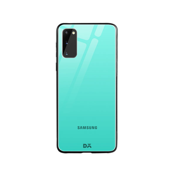 

DailyObjects Teal Gradient Glass Case Cover For Samsung Galaxy S20