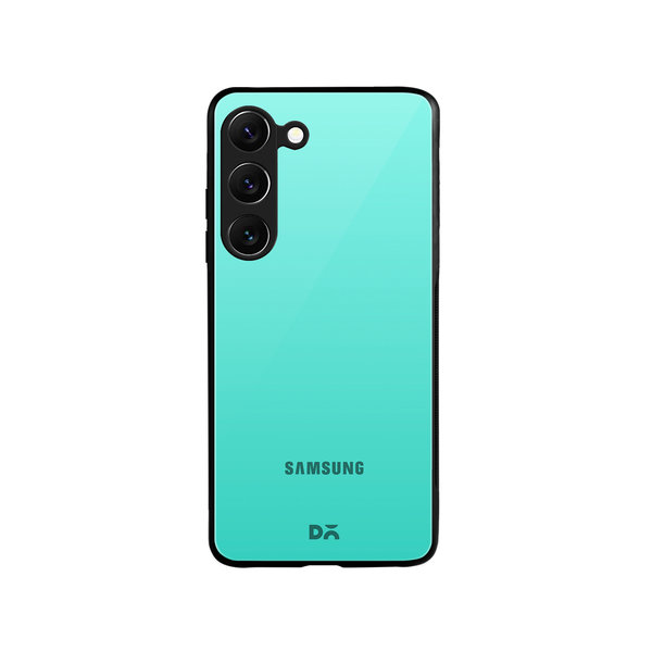 

DailyObjects Teal Gradient Glass Case Cover For Samsung Galaxy S23 Plus