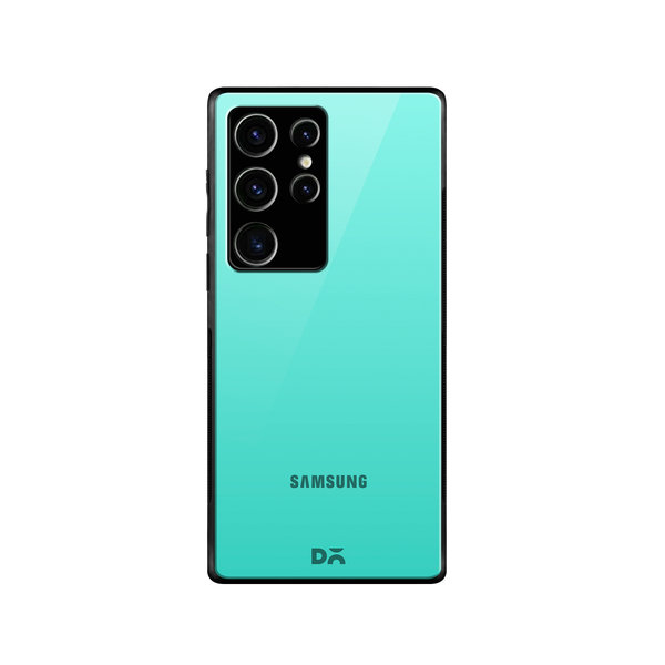 

DailyObjects Teal Gradient Glass Case Cover For Samsung Galaxy S23 Ultra