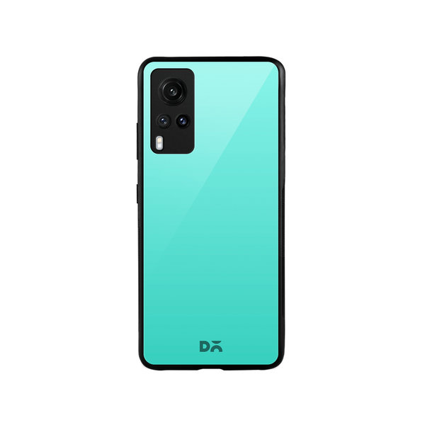 

DailyObjects Teal Gradient Glass Case Cover For Vivo X60