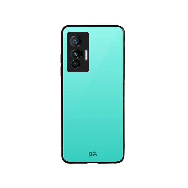 

DailyObjects Teal Gradient Glass Case Cover For Vivo X70
