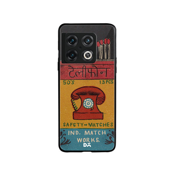 

DailyObjects Telephone Matchbox Glass Case Cover For OnePlus 10 Pro