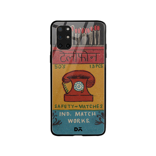 

DailyObjects Telephone Matchbox Glass Case Cover For OnePlus 8T