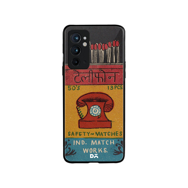

DailyObjects Telephone Matchbox Glass Case Cover For OnePlus 9RT
