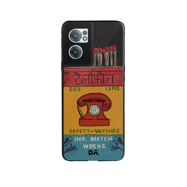 

DailyObjects Telephone Matchbox Glass Case Cover For OnePlus Nord CE 2