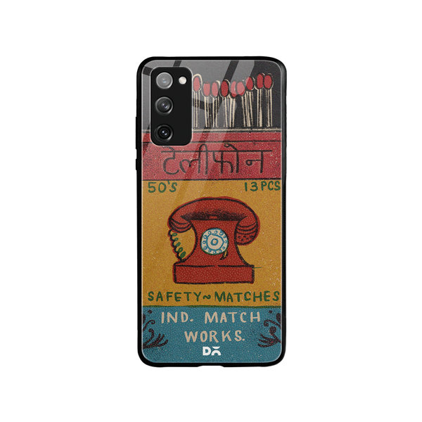 

DailyObjects Telephone Matchbox Glass Case Cover For Samsung Galaxy S20 FE