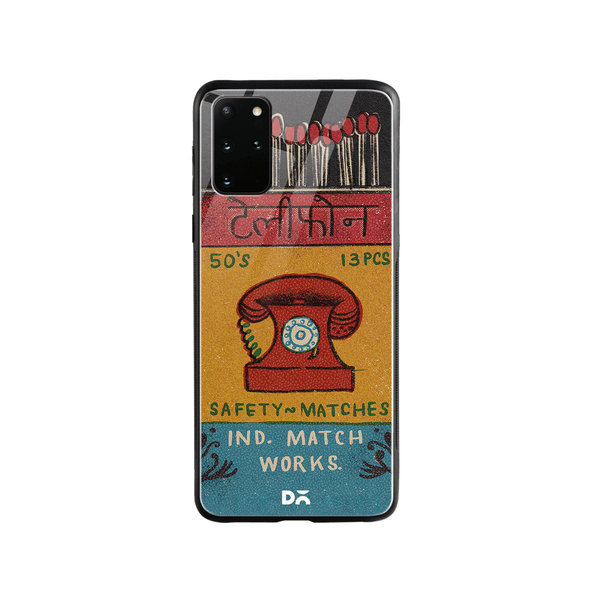 

DailyObjects Telephone Matchbox Glass Case Cover For Samsung Galaxy S20 Plus