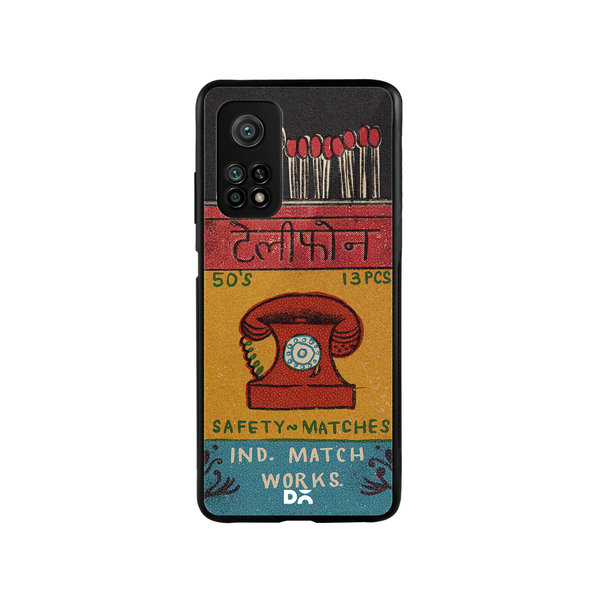

DailyObjects Telephone Matchbox Glass Case Cover For Xiaomi Mi 10T