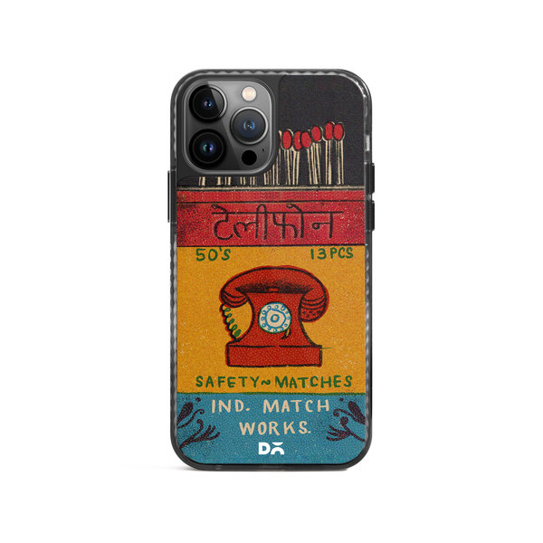 

DailyObjects Telephone Matchbox Stride 2.0 Case Cover For iPhone 15 Pro