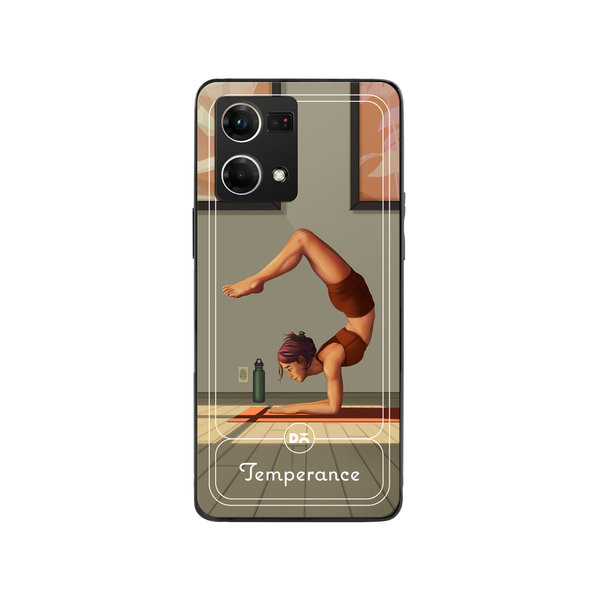 

DailyObjects Temperance Glass Case Cover For Oppo Reno 7
