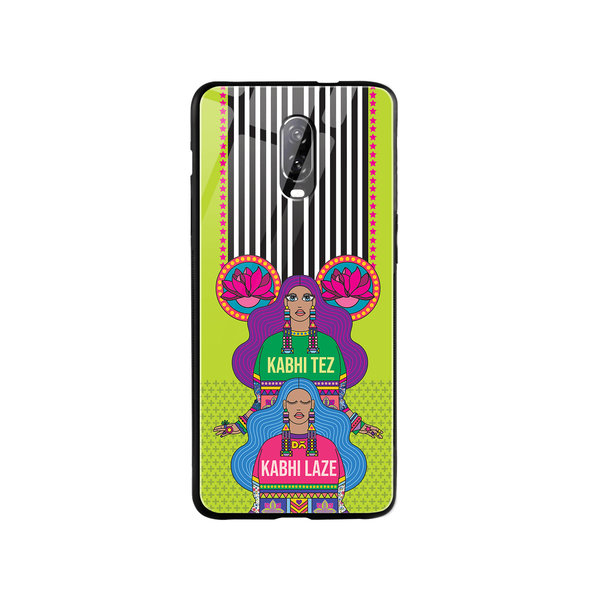 

DailyObjects Tezy Lazy Glass Case Cover For OnePlus 7