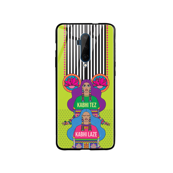

DailyObjects Tezy Lazy Glass Case Cover For OnePlus 7T Pro