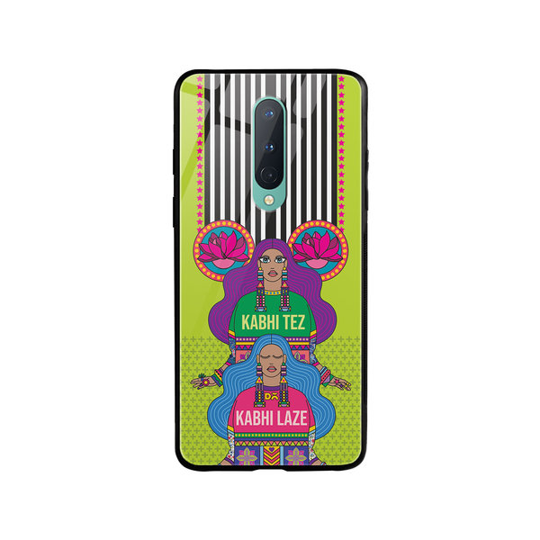 DailyObjects Tezy Lazy Glass Case Cover For OnePlus 8