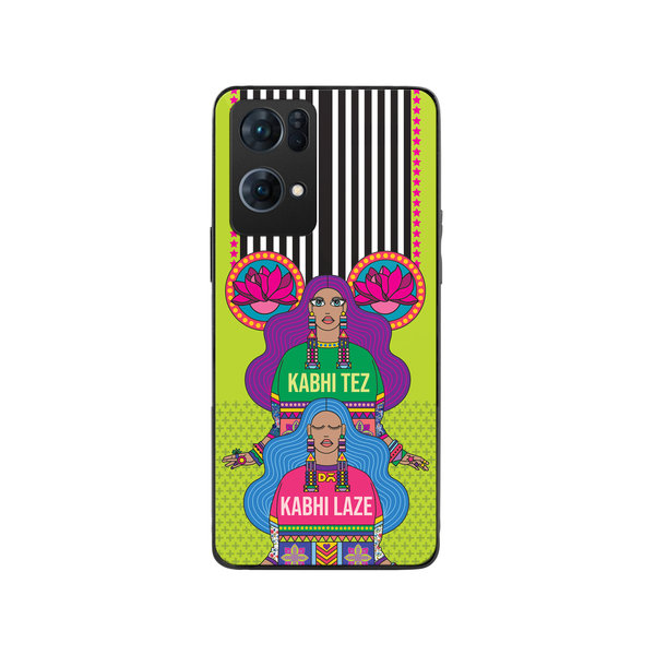 

DailyObjects Tezy Lazy Glass Case Cover For Oppo Reno 7 Pro