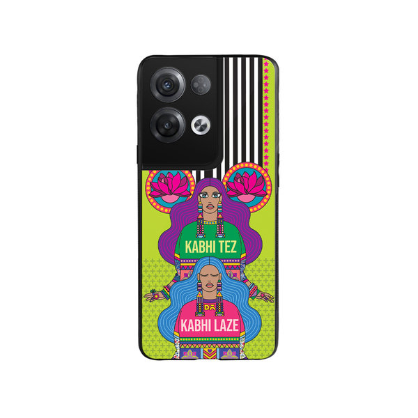 

DailyObjects Tezy Lazy Glass Case Cover For Oppo Reno 8